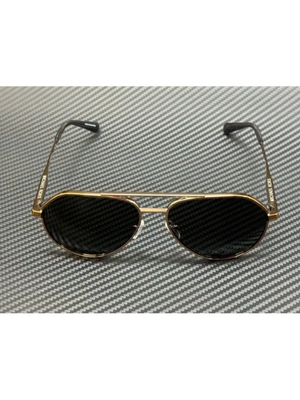 New Michael Kors Women Beige Gold Sunglasses 60-15-145